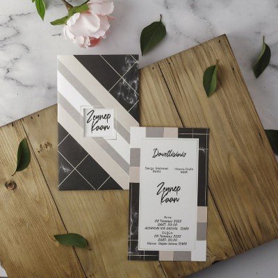 Düğün - Nişan Davetiyesi Eko Polen 40174